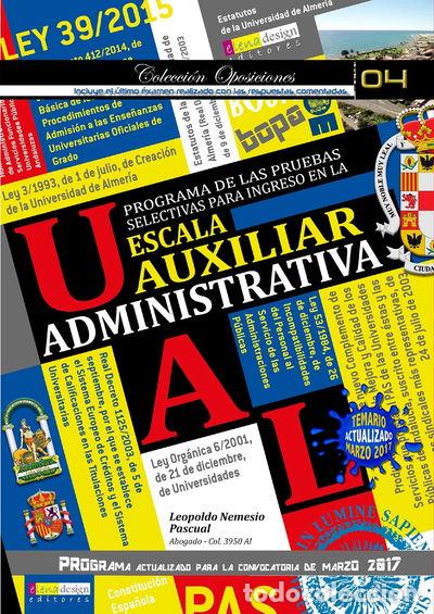 Libri di seconda mano: Escala Auxiliar Administrativa de la Universidad de Almer&iacute;a- 9788494575556