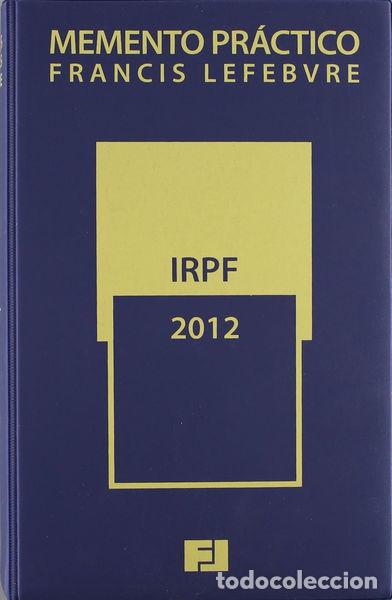 Libros: Memento Practico IRPF 2012- 9788415056843