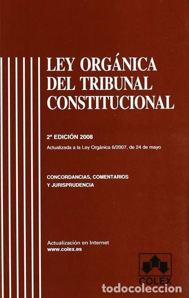 Libros: Ley Org&aacute;nica del Tribunal Constitucional- 9788483421215