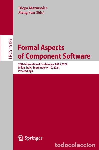 Libros: Formal Aspects of Component Software- 9783031712609 - Foto 1