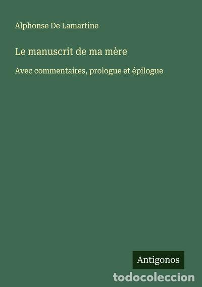 Livres: Le manuscrit de ma m&egrave;re- 9783388140810