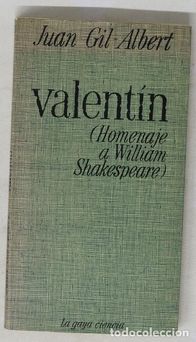 Libros: Valent&iacute;n (homenaje a William Shakespeare