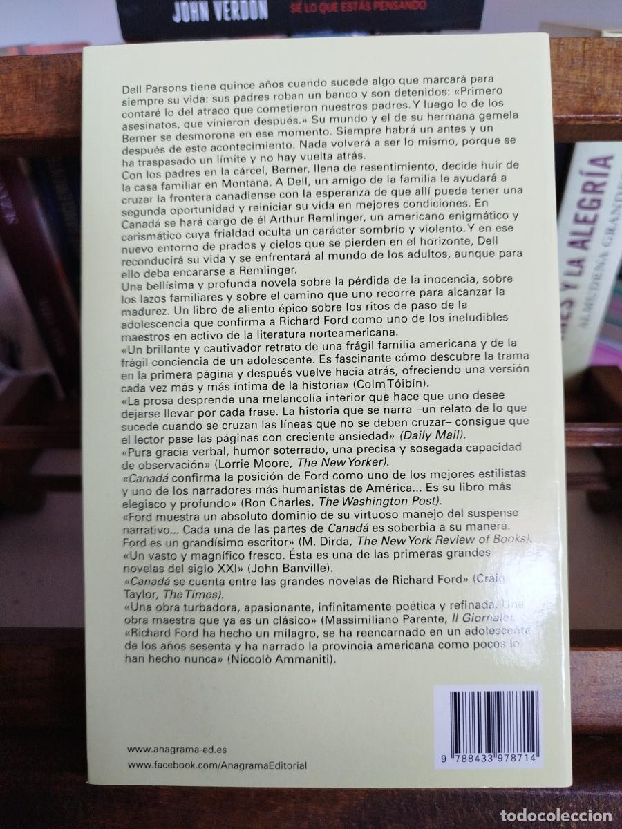 Libros: Canad&aacute; - Ford, Richard - Foto 2