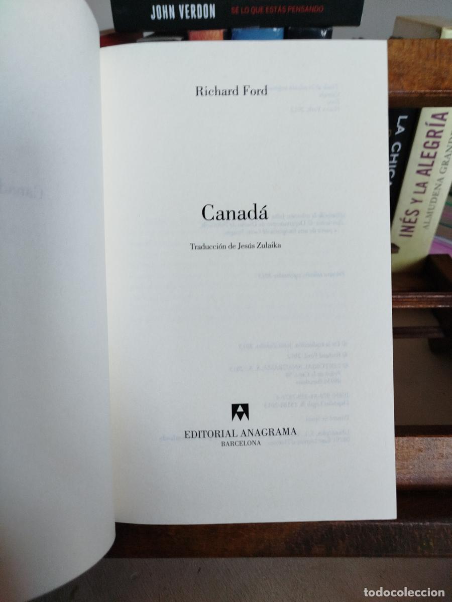 Libros: Canad&aacute; - Ford, Richard - Foto 4