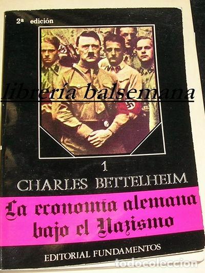 Livres: La econom&iacute;a alemana bajo el nazismo- 9788424500443