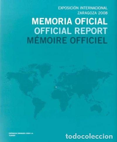 Livres: Exposici&oacute;n Internacional Zaragoza 2008: Memoria oficial- 9788475068411