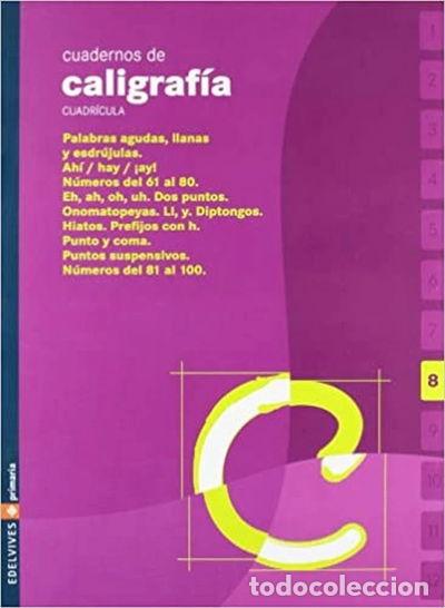 Libri di seconda mano: Cuaderno de caligraf&iacute;a 8 Cuadr&iacute;cula (Primaria)- 9788426358523