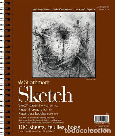 Livres: Strathmore 400 Series Sketch Pad- 0012017455094