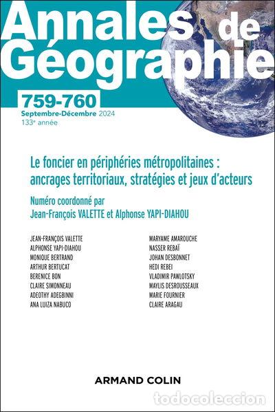 B&uuml;cher: Annales de g&eacute;ographie - N&deg;759-760 5-6/2024- 9782200935238