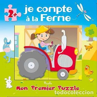 Livros em segunda m&atilde;o: Mon premier puzzle je compte &agrave; la ferme- 9782753022928