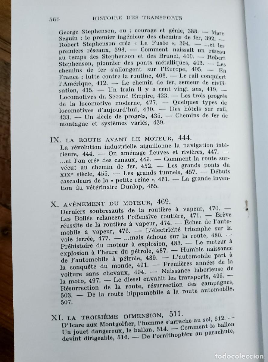 Libros: Pierre Rousseau - HISTOIRE DES TRANSPORTS - Foto 6