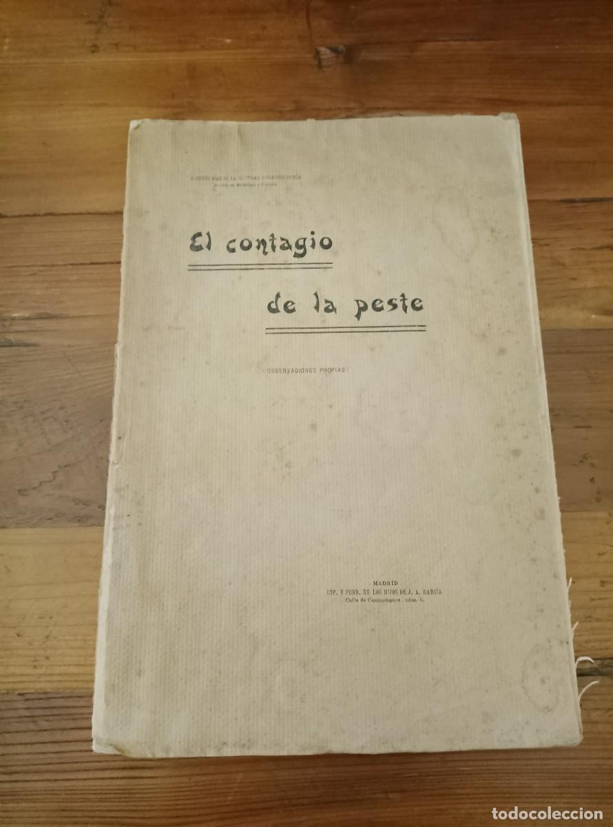 B&uuml;cher: Alberto D&iacute;az de la Quintana y S&aacute;nchez Rem&oacute;n - EL CONTAGIO DE LA PESTE. Observaciones propias