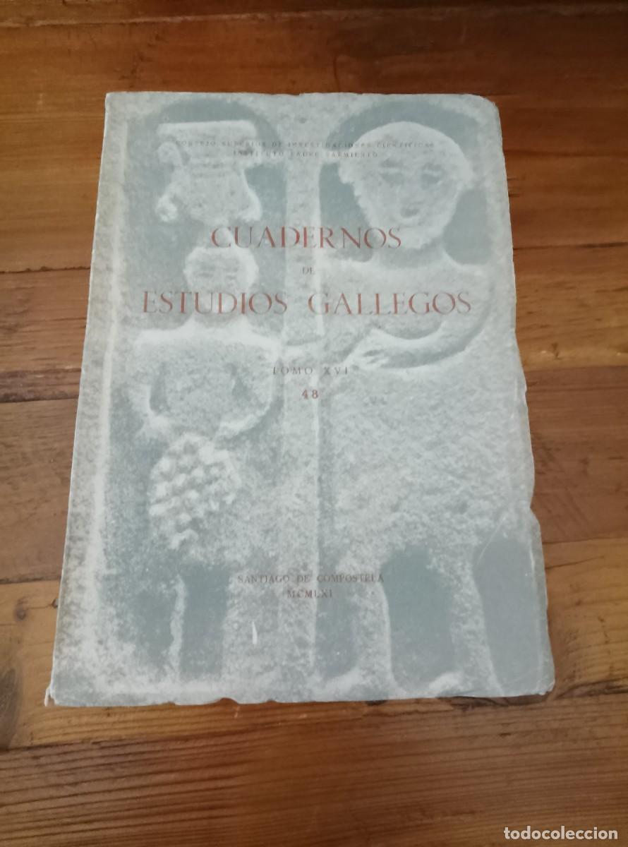 Libros: vvaa - CUADERNOS DE ESTUDIOS GALLEGOS. Tomo XVI. Fasc&iacute;culo 48. 1961