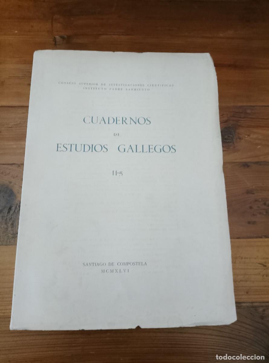 Libros: vvaa - CUADERNOS DE ESTUDIOS GALLEGOS. Fasc&iacute;culo V. II-5