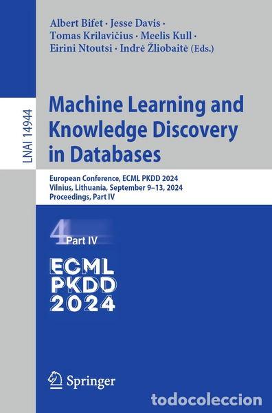 Libros: Machine Learning and Knowledge Discovery in Databases- 9783031703584 - Foto 1