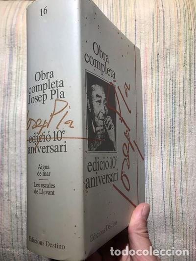 Libros: Obra completa Josep Pla. Aigua de mar; les escales de llevant- 9788423322015