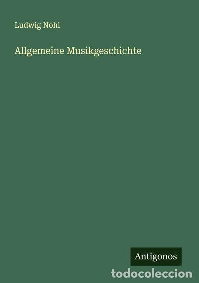 Livros em segunda m&atilde;o: Allgemeine Musikgeschichte- 9783388879697