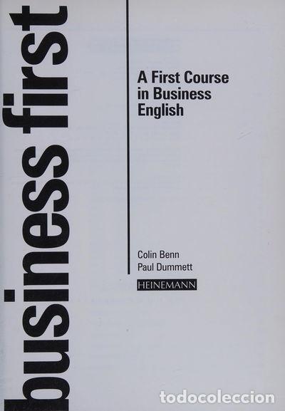 Libros: Business First- 9780435280710