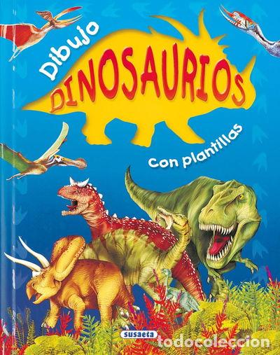 Libros: Dibujo dinosaurios con plantillas- 9788430558919