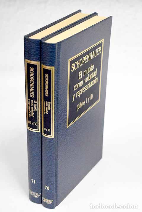 Libros: El mundo como voluntad y representaci&oacute;n.- Schopenhauer, Arthur - Foto 1