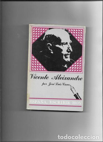 Libros: Vicente Aleixandre- 9788474832150 - Foto 1