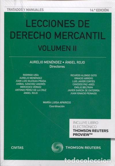 Livres: Lecciones de Derecho Mercantil Volumen II- 9788490998243