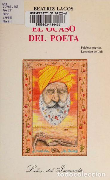 Libros: El ocaso del poeta- 9788478391653
