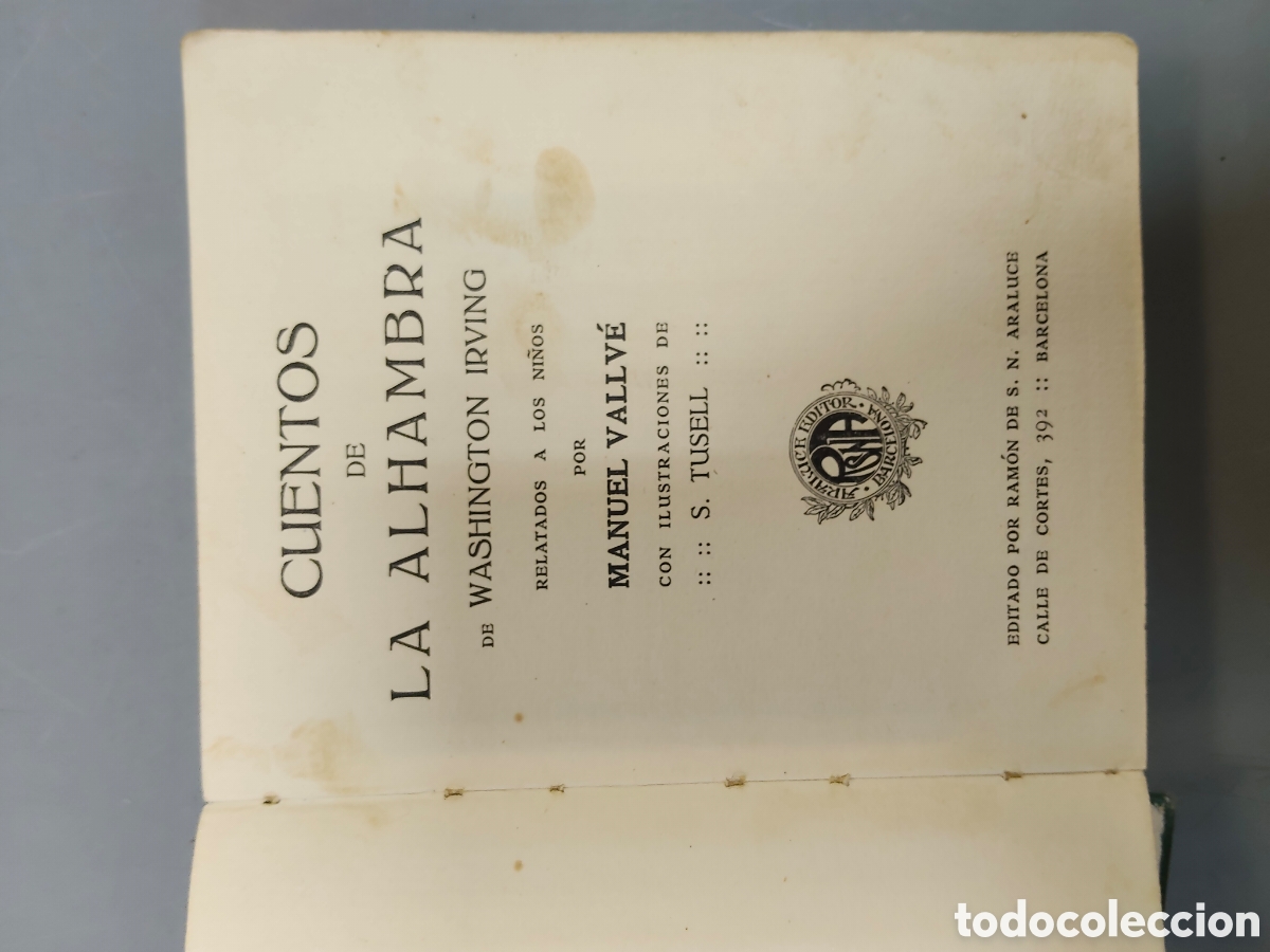 Libros: Cuentos de la alhambra