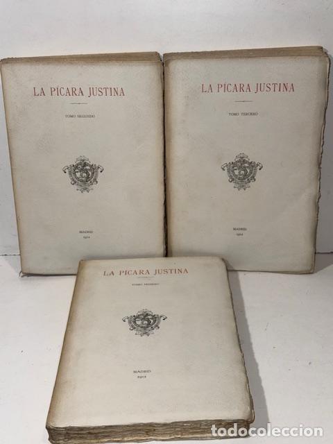 Libros: LA PICARA JUSTINA FRANCISCO LOPEZ DE UBEDA 1912 - Foto 1