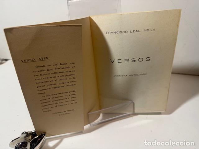 Libros: VERSOS LEAL INSUA FRANCISCO 1945 - Foto 3