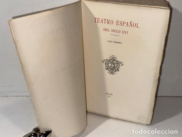 Libros: TEATRO ESPA&Ntilde;OL DEL SIGLO XVI - Foto 5