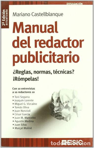 books: Manual del redactor publicitario- 9788473565851