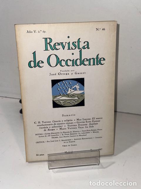 Libros: REVISTA DE OCCIDENTE A&Ntilde;O V 2&ordf; EP N&Uacute;MERO 46 - Foto 1