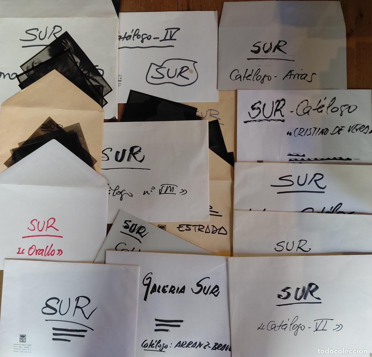 Livres: Lote de unos 500 negativos de obras para cat&aacute;logos de Galer&iacute;a Sur. -