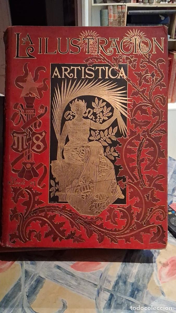 Libros: La ilustraci&oacute;n Artistica tomo X a&ntilde;o 1891