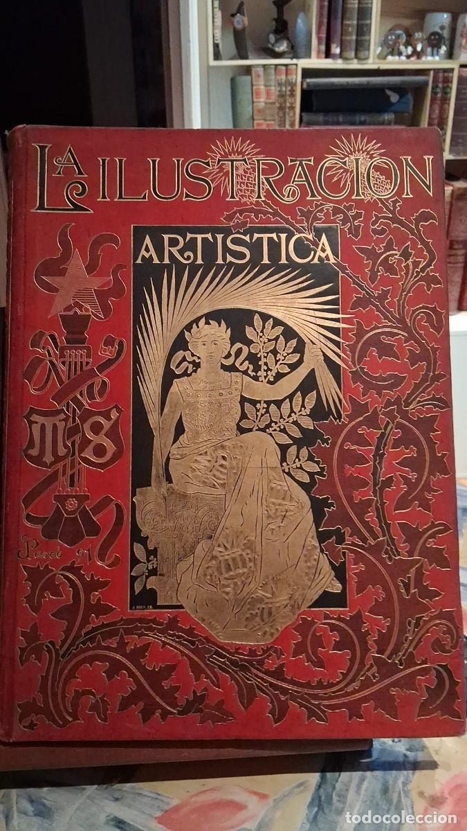 Libros: La ilustraci&oacute;n Artistica tomo IX a&ntilde;o 1890