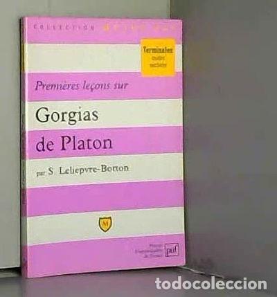 Libros: Premi&egrave;res le&ccedil;ons sur Gorgias de Platon- 9782130480679