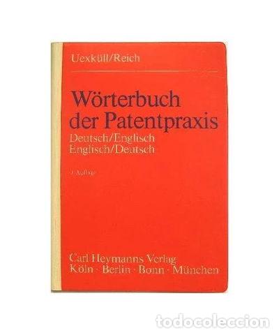 Libros: W&ouml;rterbuch der Patentpraxis- 9783452193223
