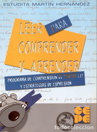 B&uuml;cher: Leer para Comprender y Aprender 2- 9788478692002