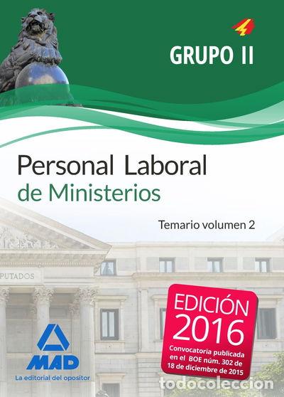 B&uuml;cher: Personal laboral de Ministerios Grupo II- 9788490936870