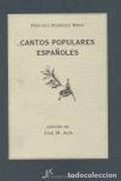 Libros: Cantos populares espa&ntilde;oles- 9788495724403
