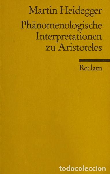 books: Ph&auml;nomenologische Interpretationen zu Aristoteles- 9783150182505