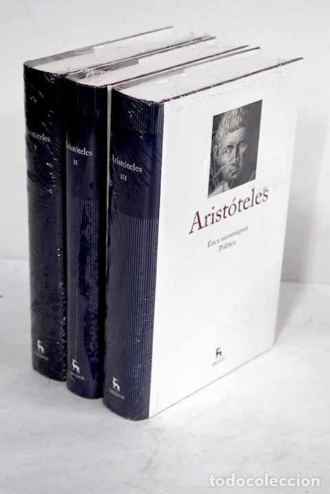 Libros: &Eacute;tica nicom&aacute;quea ; Pol&iacute;tica ; Ret&oacute;rica ; Po&eacute;tica.- Arist&oacute;teles