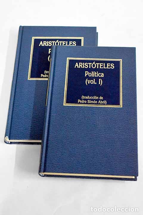 Libros: Pol&iacute;tica: Arist&oacute;teles.- Arist&oacute;teles