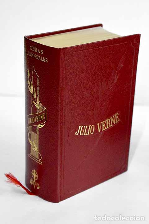 Libros: La vuelta al mundo en 80 d&iacute;as ; De la tierra a la luna ; Cinco semanas en globo .- Verne, Julio