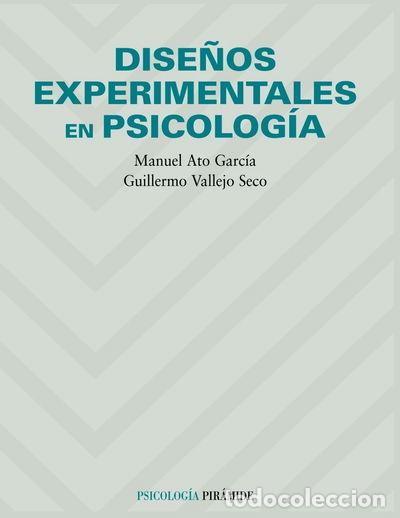 Libri di seconda mano: Dise&ntilde;os experimentales en psicolog&iacute;a- 9788436820966