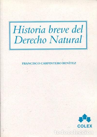Libros: Historia breve del derecho natural- 9788478795253