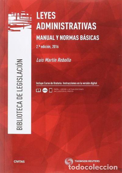 Livros em segunda m&atilde;o: Leyes Administrativas. Manual y Normas b&aacute;sicas- 9788491358886