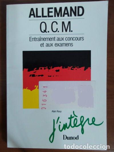 Livros em segunda m&atilde;o: Allemand : QCM : premi&egrave;re et deuxi&egrave;me langue- 9782040186432
