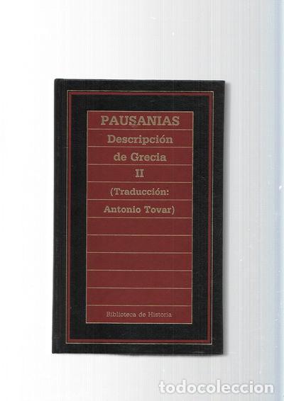 books: Descripci&oacute;n de Grecia Vol. II- 9788476344828